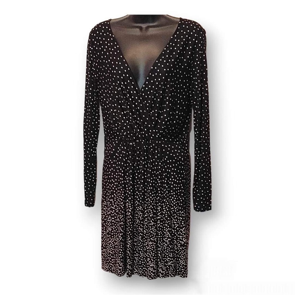 polka dot patterned dress
